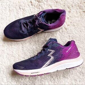 361 Degrees SPIRE 3 Womens Lightweight Running  Peacoat Phlox Purple Sneakers